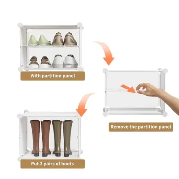 OneLeaf 32 Pair Shoe Rack Organizer for Home Storage Solutions