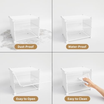 OneLeaf 32 Pair Shoe Rack Organizer for Home Storage Solutions