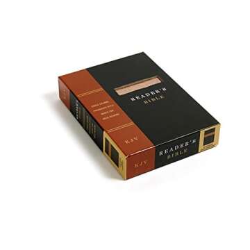 KJV Reader's Bible, Black/Brown Tooled LeatherTouch