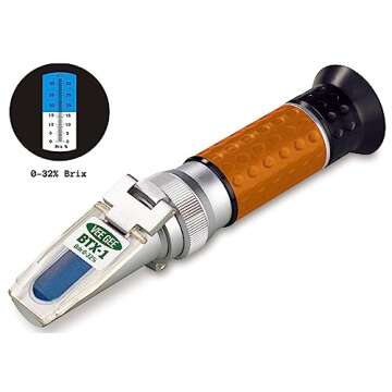 Vee Gee Scientific BTX-1 Handheld Brix Refractometer - Easy to Use with ATC