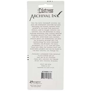 Ranger TH Dist Archival Ink Kit #3 Mini for Crafters