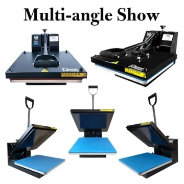 PlanetFlame 15x15 Heat Press for Sublimation Transfers