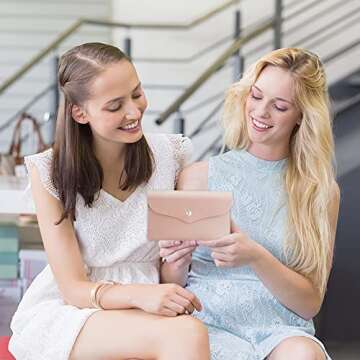 4 Packs Cash Envelope Wallet Money Bag Pouch Budget Binder PU Leather Money Bag Budget Envelope Money Organizer Purse, 7.5x4.5 inches