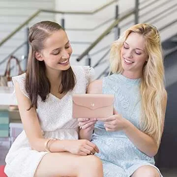 4 Packs Cash Envelope Wallet Money Bag Pouch Budget Binder PU Leather Money Bag Budget Envelope Money Organizer Purse, 7.5x4.5 inches