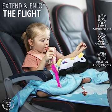 Froggy Family Airplane Toddler Bed for Travel Comfort