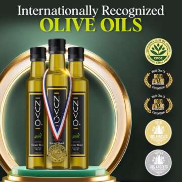 Nuvo Olive Oil The Estate Blend - Extra Virgin Olive Oil- 250 ml, Estate Blend EVOO- 250 ml
