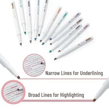 Mr. Pen- Aesthetic Highlighters, 12 Pack, Chisel Tip, Muted Pastel Colors, Cute Highlighters Assorted Colors, Cute Highlighters for School Highlighters, Highlighter Set, Pastel Highlighters