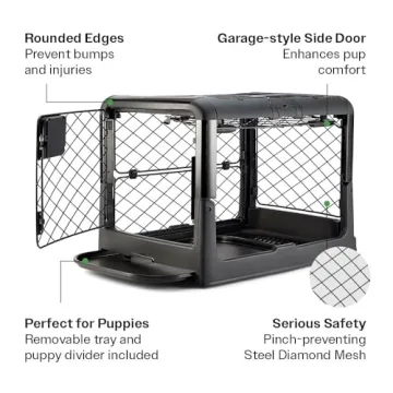 Diggs Revol Dog Crate: Elegant, Durable, and Portable Solution