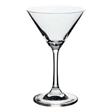 Juvale 5 oz Mini Martini Glasses Set of 6 - Small Cocktail Stem Glasses for Dessert, Margaritas, Classic Barware Accessories