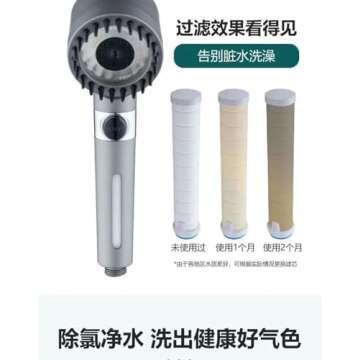 High Pressure Handheld Shower Head with Multiple Modes