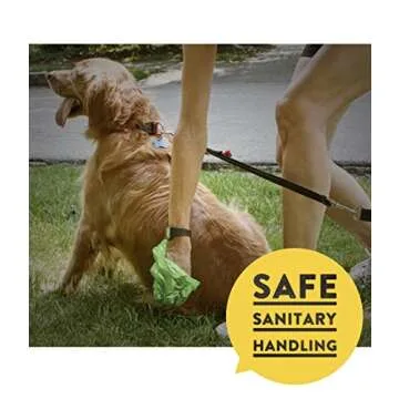 Poop Bags, Environment Friendly Pets N Bags Dog Waste Bags, Biodegradable, Refill Rolls, Includes Dispenser (16 Rolls / 240 Count)