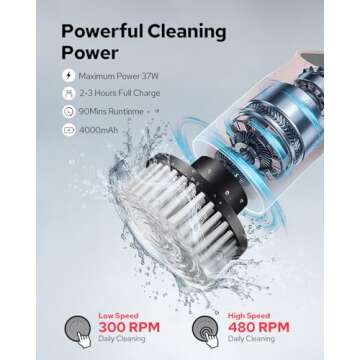 Electric Spin Scrubber - Effortless Cleaning Tool for Home