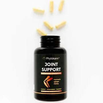 Joint Support with Glucosamine Chondroitin, Turmeric, Boswellia, Ginger Root & Quercetin - Joint Health Supplement For Women & Men - Naturally Supports Soreness, Flexibility, Mobility - 90 Capsules