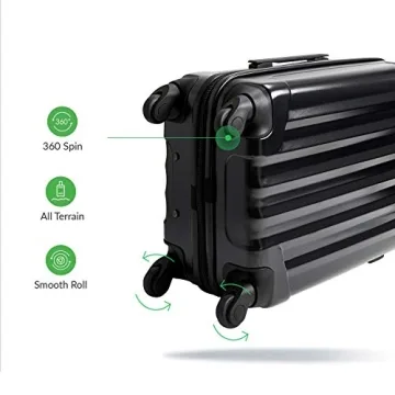 Genius Pack Hardside Luggage Spinner - Stylish & Lightweight