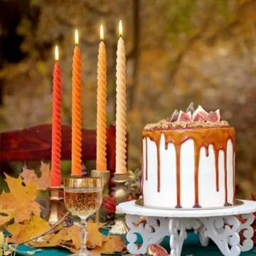 Stunning Orange-Gradient Taper Candles for Every Occasion