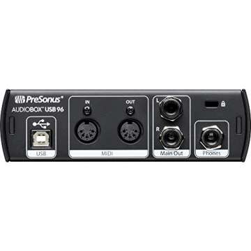 PreSonus AudioBox 96 Audio Interface Bundle with Studio One Artist Software Pack with Mackie CR3-X Pair Studio Monitors and 1/4” Instrument Cable and Microphone Isolation Shield