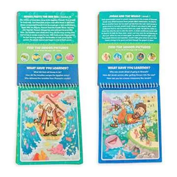 Kanga Toys Bible Activity Books for Kids Ages 3+