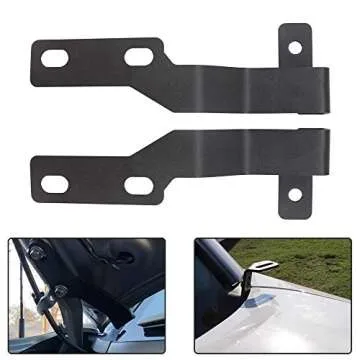 LED Ditch Light Mounting Brackets for 2005-2015 Toyota Tacoma Hood Mount Brackets LED Pods Brackets for Auxiliary Off Road Pod Work Light …