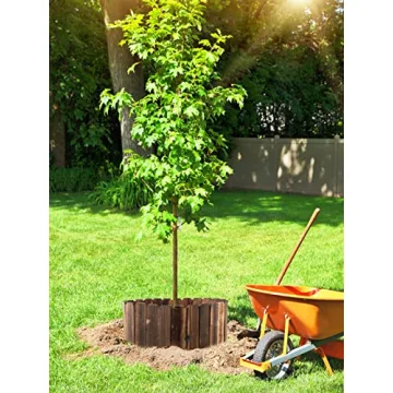 Durable Easy Install Pine Wood Garden Fence