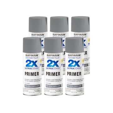Rust-Oleum 2X Ultra Cover Spray Primer - Perfect for All Surfaces - 6 Pack