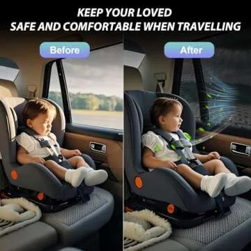 PEYOU Car Window Shades: Baby UV Protection Sun Covers