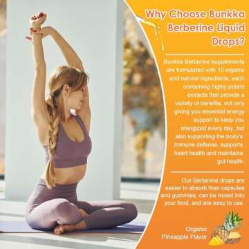 Organic Berberine Liquid Drops 2 Pack for Immune Support