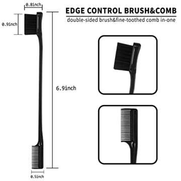 Goiple Hair Comb 11PCS Professional Styling Comb Set for Women Men, Curly Hair for All Hair Types, Multifunctional Salon Combs for Women Parting Comb Set, Painless and Smooth