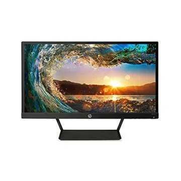 HP Pavilion 22cwa 21.5-Inch Full HD 1080p IPS LED Monitor, Tilt, VGA and HDMI (T4Q59AA) - Black