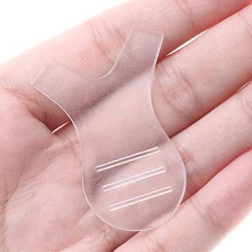 Yaomiao 30 Pcs Y Lash Lift Tools Y Shape lash Comb eyelash separator tool Silicone Perm Lift Brush for Eyelash Extension Makeup supplies(Clear Color)