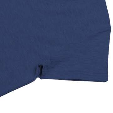 Be Kind T Shirts Women Cute Graphic Blessed Shirt Funny Inspirational Teacher Fall Tees Tops (Navy Crew, L)