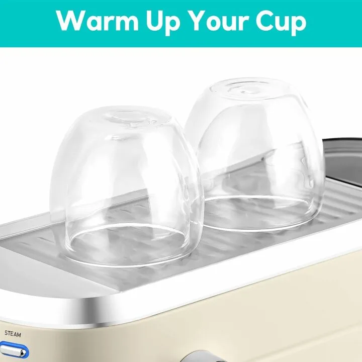 20 Bar CASABREWS Espresso Machine with Milk Frother