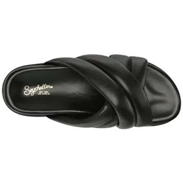 Seychelles Women's Driving Force Slide Sandal, Black, 6