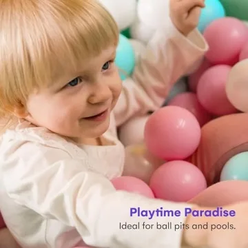 Click N' Play Ball Pit Balls for Kids, 200 Pack
