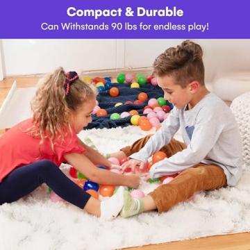 Click N' Play Ball Pit Balls for Kids, 200 Pack