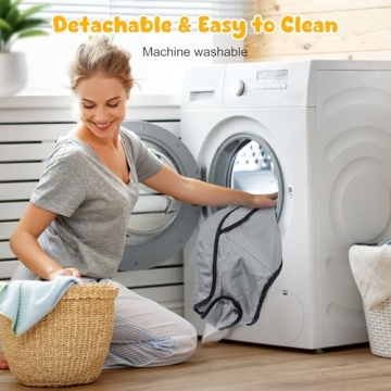 Hook On Chair, Portable Table High Chair, Folding Compact Baby Seat with Storage Bag for Indoor/Outdoor(Grey)