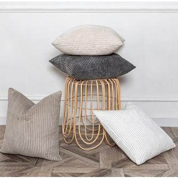 Luxurious Komollocoe Neutral Pillow Covers Set of 4