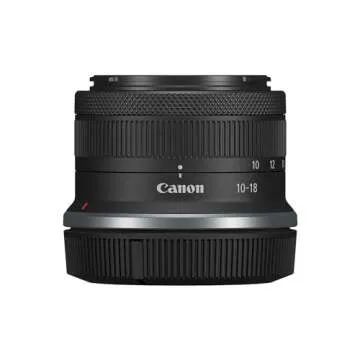 Canon RF-S10-18mm F4.5-6.3 STM Ultra-Wide Zoom Lens - Perfect for Vlogging, Travel & Photography