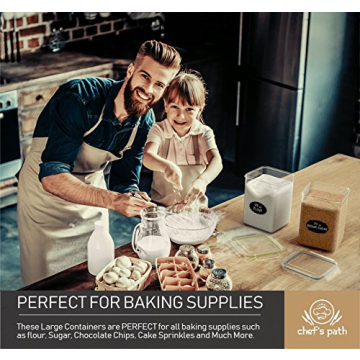 Airtight Food Storage Box Set with Measuring Tools