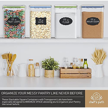 Airtight Food Storage Box Set with Measuring Tools