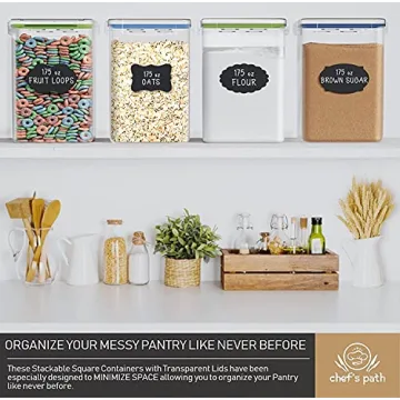 Airtight Food Storage Box Set with Measuring Tools