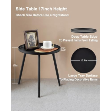 Versatile AOJEZOR End Table for Home Decor