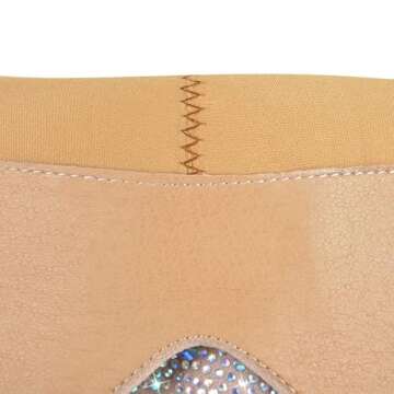 Stunning Rhinestone Boots with Chunky Low Heel