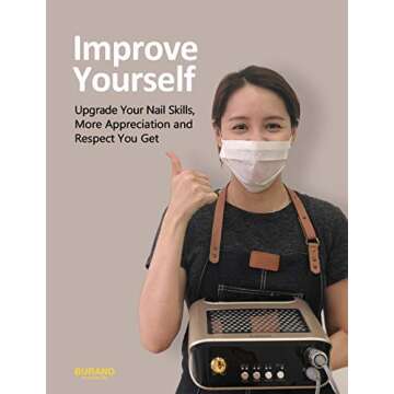 BURANO Electric Nail Drill Machine Dust Collector for Nails, 2 in1 Efile Nail Drill with Nail Dust Collector Vacuum for Professional Manicure Nail Art&Nail Starter 110v Voltage Use