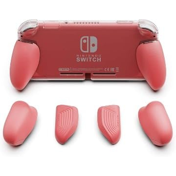 Nintendo Switch Lite Premium Bundle in Coral Renewed