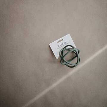 Mushie Dried Thyme Silicone Baby Teether Ball Toy