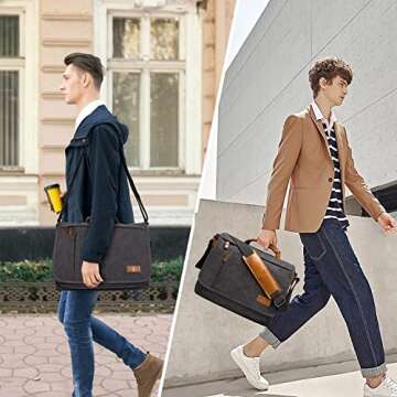 ESTARER Computer Messenger Bag: Stylish & Durable Laptop Carrier