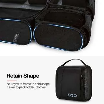 Lightweight BAGSMART Packing Cubes Set for Travel
