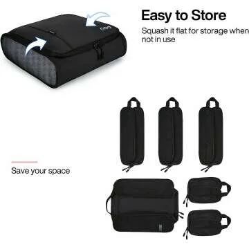 Lightweight BAGSMART Packing Cubes Set for Travel
