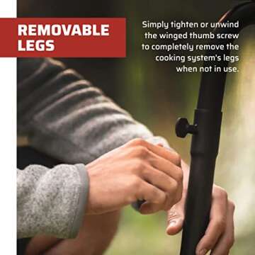 Camp Chef Yukon 14 Double Burner Stove - Portable Gas Stove for Outdoor & Camping Gear - 14" Cooking System - 448 Sq In Cooking Space