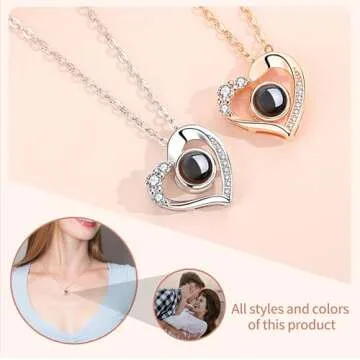 Personalized Picture Projection Necklace - Easycosy Gift
